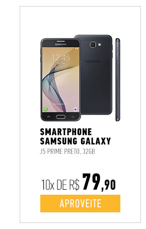 Smartphone Samsung Galaxy J5 Prime Preto, 32GB
