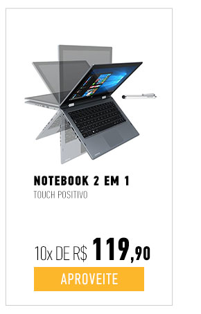 Notebook 2 em 1 Touch Positivo